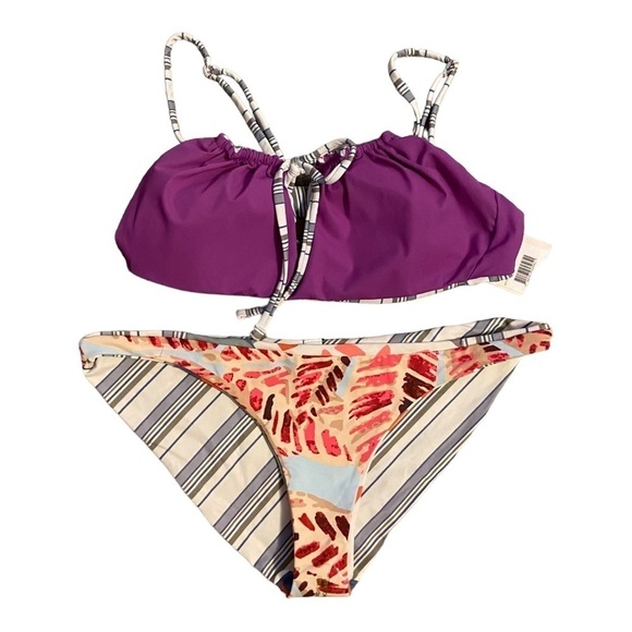 Maaji Skyline Samatha Reversible Bikini Top/Bimini Victory Signature Cut Bottoms - Picture 8 of 10